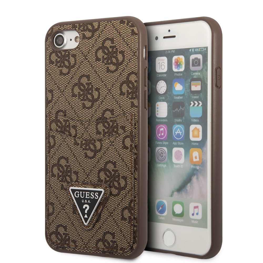 Guess iPhone SE 2020 Çift Kart Bölmeli Telefon Kılıfı - 1 Guess iPhone SE 2020 Çift Kart Bölmeli Telefon Kılıfı - 1